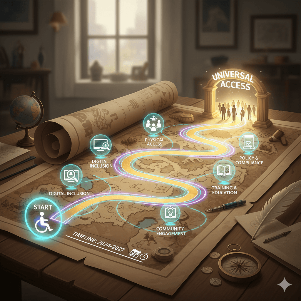 Male hand navigates website using braille keyboard