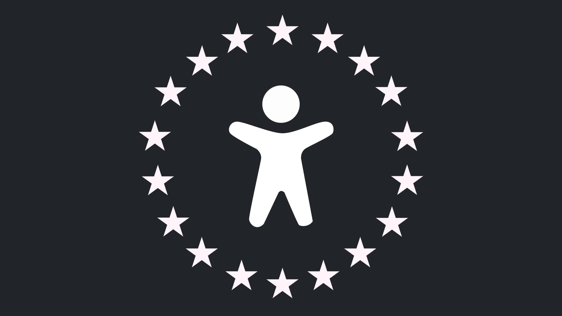 An illustration of a woman with colored alphabet letters floating around her head